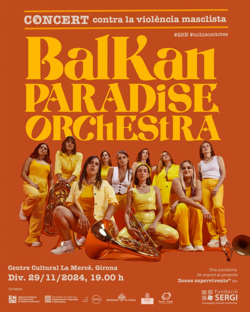 Concert contra la violència masclista 2024 - Balkan Paradise Orchestra - Fundació SERGI